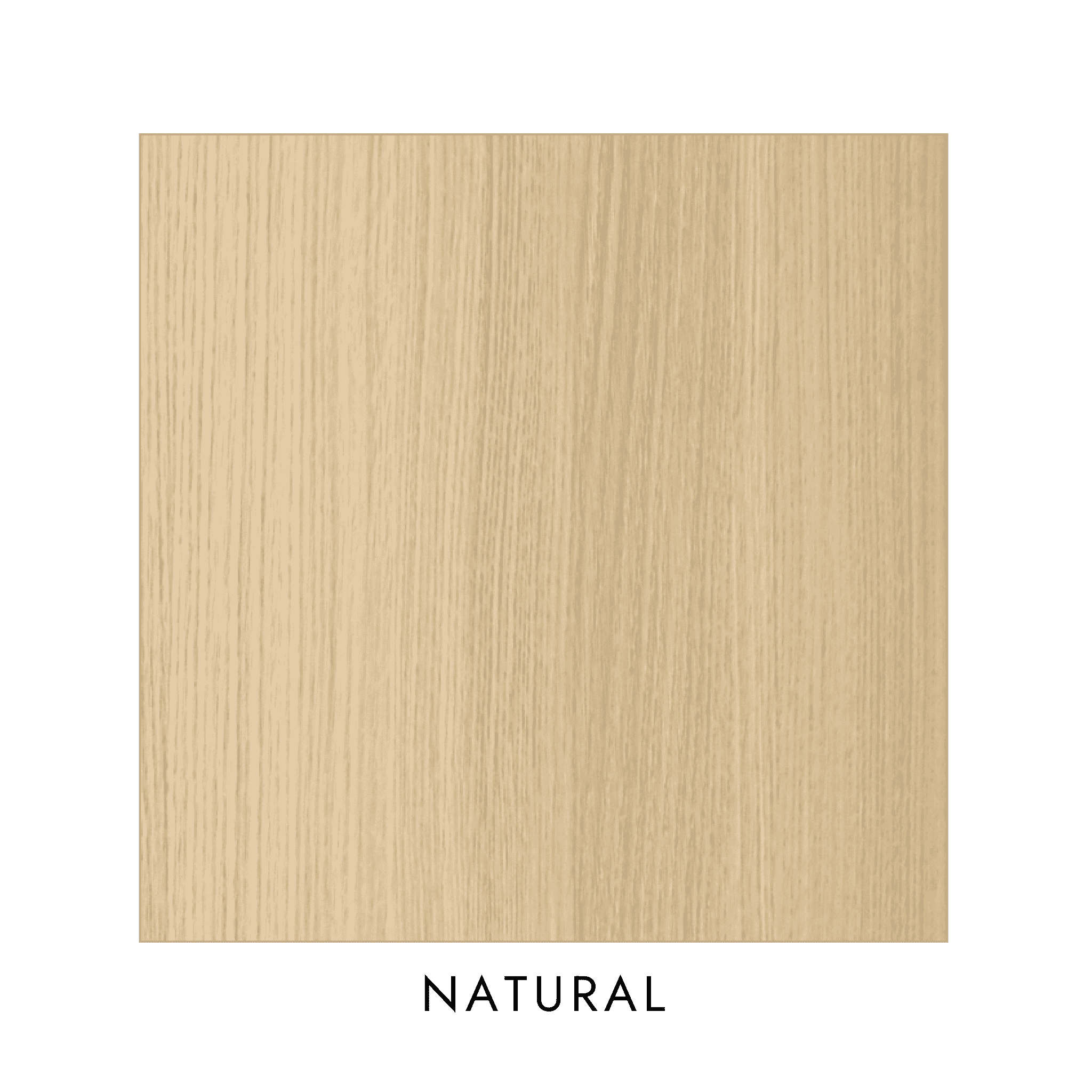 A small sample piece of Timberline laminate with a wood-like finish.