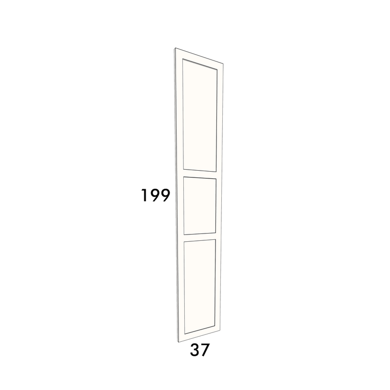 37cm wide, 199cm high cupboard door to fit an IKEA Metod kitchen cabinet
