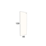 40cm wide, 120cm high cupboard door to fit an IKEA Metod kitchen cabinet