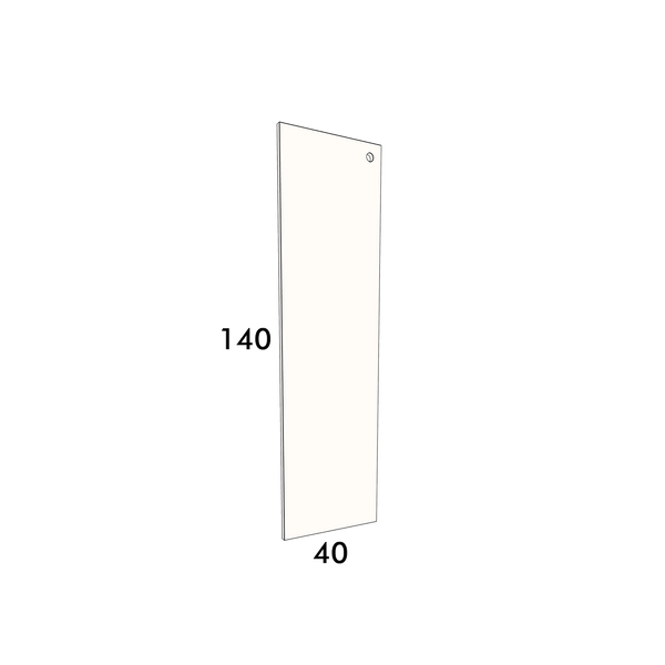 40cm wide, 140cm high cupboard door to fit an IKEA Metod kitchen cabinet