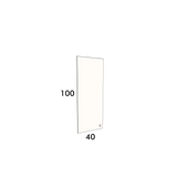 40cm wide, 100cm high cupboard door to fit an IKEA Metod kitchen cabinet