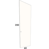 60cm wide, 200cm high cupboard door to fit an IKEA Metod kitchen cabinet