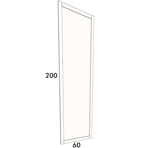 60cm wide, 200cm high cupboard door to fit an IKEA Metod kitchen cabinet