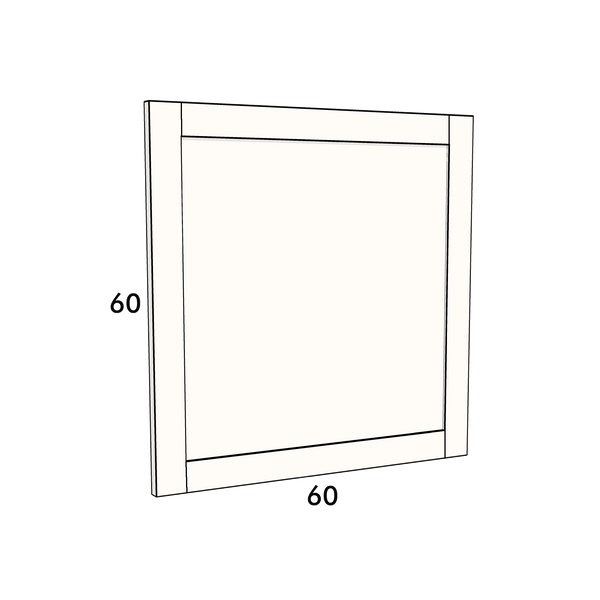 60cm wide, 60cm high cupboard door to fit an IKEA Metod kitchen cabinet