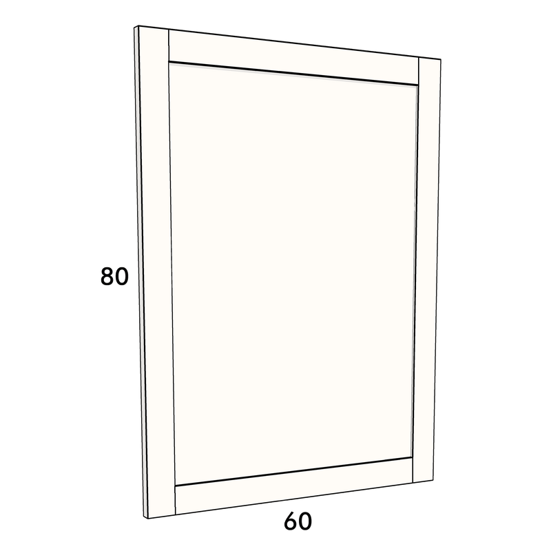 60cm wide, 80cm high drawer front to fit an IKEA Metod kitchen cabinet