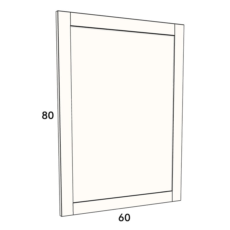 60cm wide, 80cm high cupboard door to fit an IKEA Metod kitchen cabinet