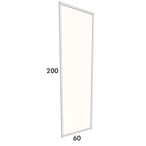 60cm wide, 200cm high cupboard door to fit an IKEA Metod kitchen cabinet