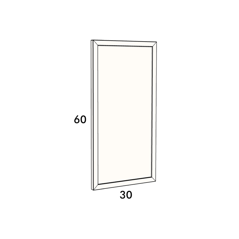 30cm wide, 60cm high cupboard door to fit an IKEA Metod kitchen cabinet