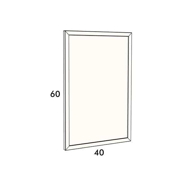 40cm wide, 60cm high cupboard door to fit an IKEA Metod kitchen cabinet
