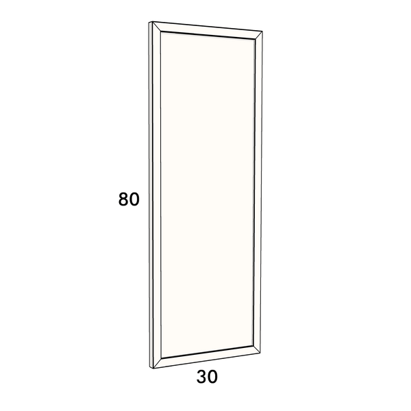 30cm wide, 80cm high cupboard door to fit an IKEA Metod kitchen cabinet