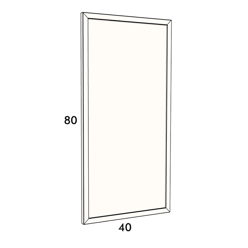 40cm wide, 80cm high cupboard door to fit an IKEA Metod kitchen cabinet