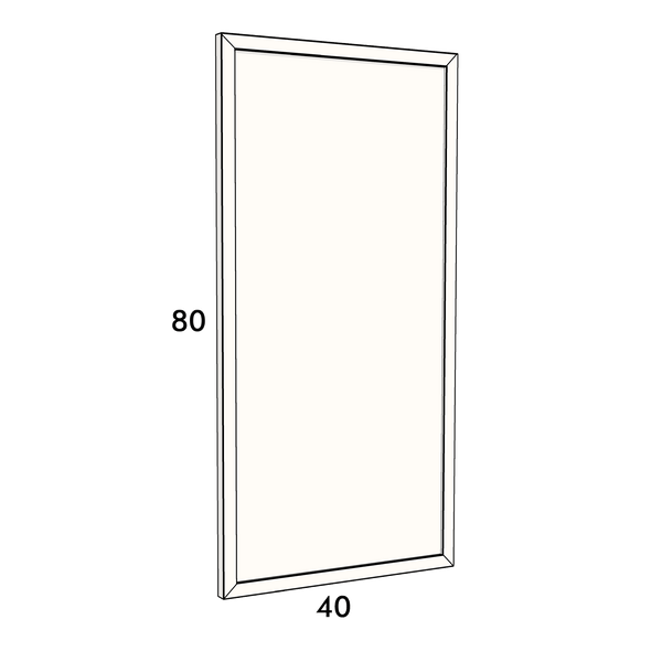 40cm wide, 80cm high cupboard door to fit an IKEA Metod kitchen cabinet