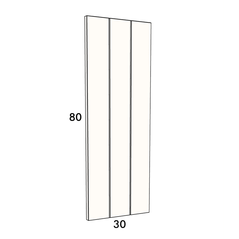 30cm wide, 80cm high cupboard door to fit an IKEA Metod kitchen cabinet