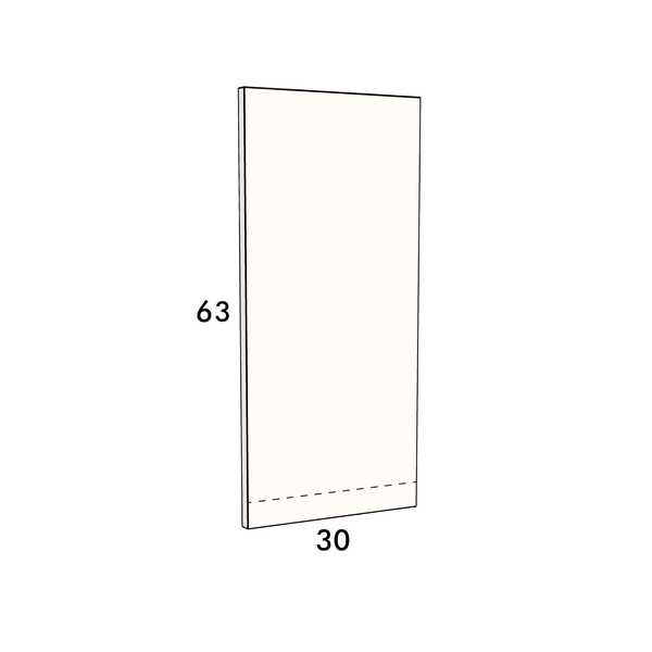 30cm wide, 63cm high cupboard door to fit an IKEA Metod kitchen cabinet