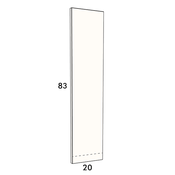 20cm wide, 83cm high cupboard door to fit an IKEA Metod kitchen cabinet