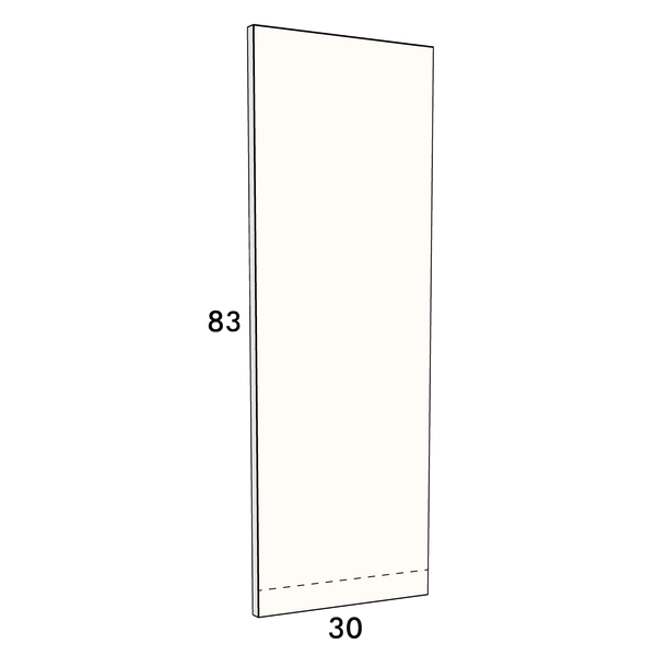 30cm wide, 83cm high cupboard door to fit an IKEA Metod kitchen cabinet