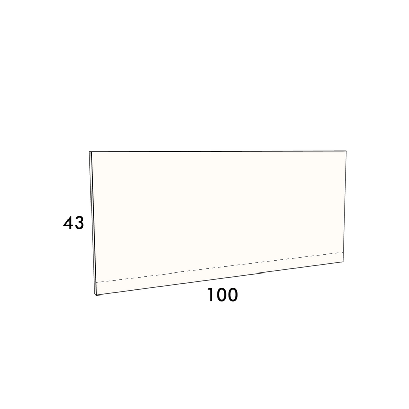 40cm wide, 43cm high cupboard door to fit an IKEA Metod kitchen cabinet