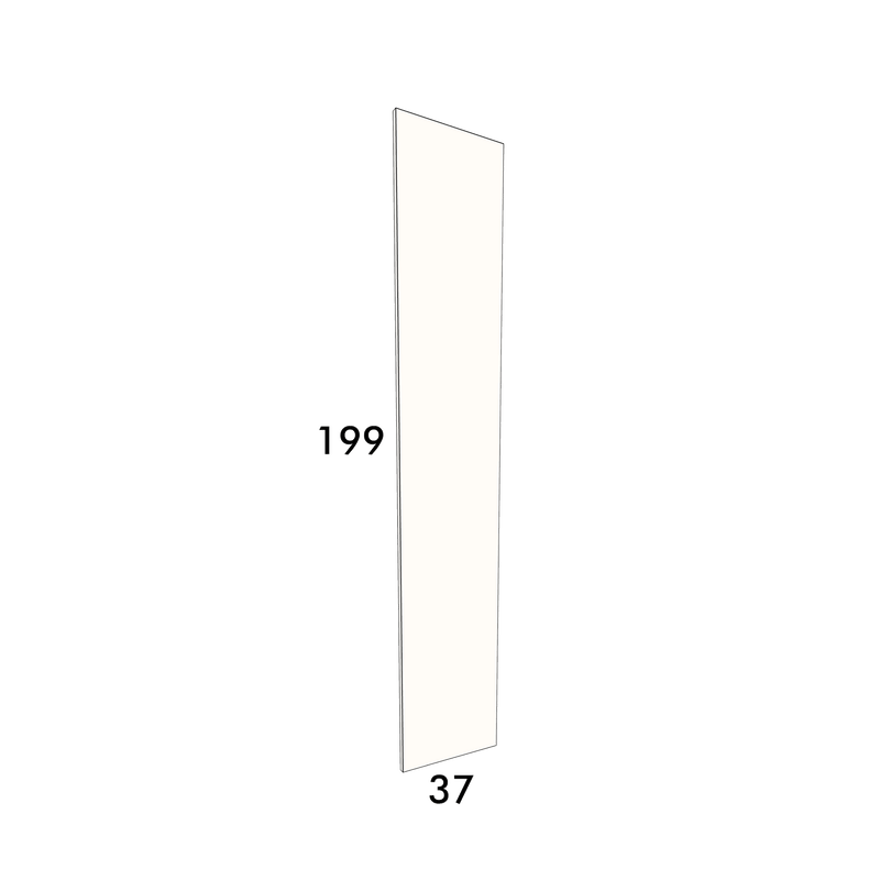 37cm wide, 199cm high cover panel to fit an IKEA Pax wardrobe
