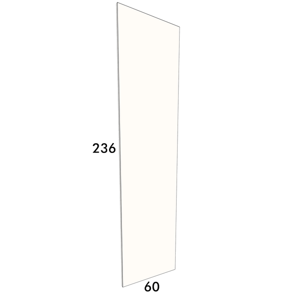 60cm wide, 236cm high cover panel to fit an IKEA Pax wardrobe