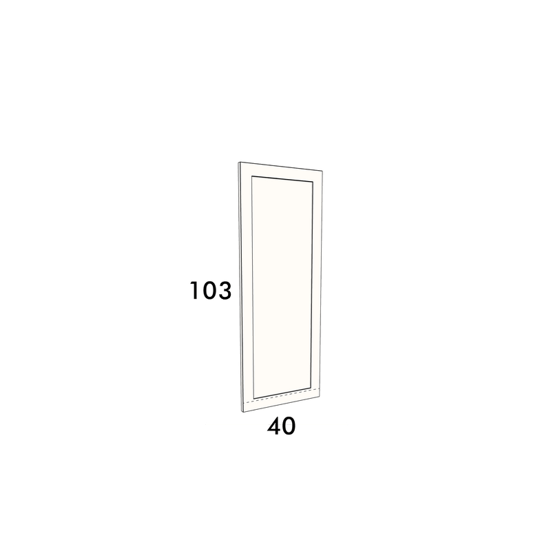 40cm wide, 103cm high cupboard door to fit an IKEA Metod kitchen cabinet
