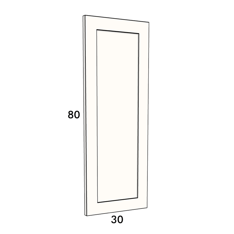 30cm wide, 80cm high cupboard door to fit an IKEA Metod kitchen cabinet