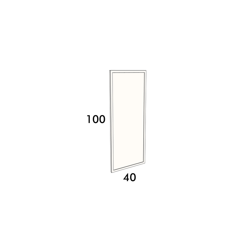 40w x 100h Wall Door Slim Shaker Customcoat