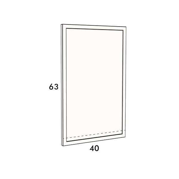 40cm wide, 63cm high cupboard door to fit an IKEA Metod kitchen cabinet