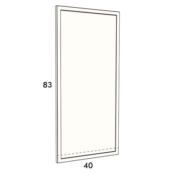 40cm wide, 83cm high cupboard door to fit an IKEA Metod kitchen cabinet