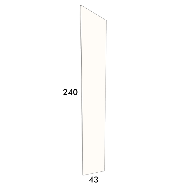 43cm wide, 240cm high cover panel to fit an IKEA Metod kitchen cabinet
