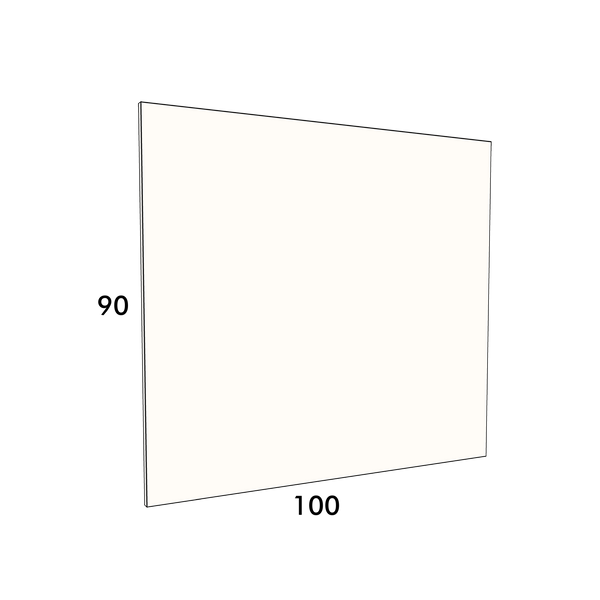 100cm wide, 90cm high cover panel to fit an IKEA Metod kitchen cabinet
