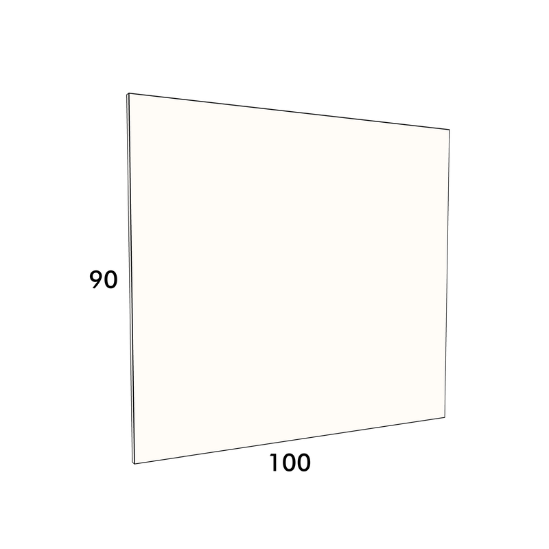 100cm wide, 90cm high cover panel to fit an IKEA Metod kitchen cabinet