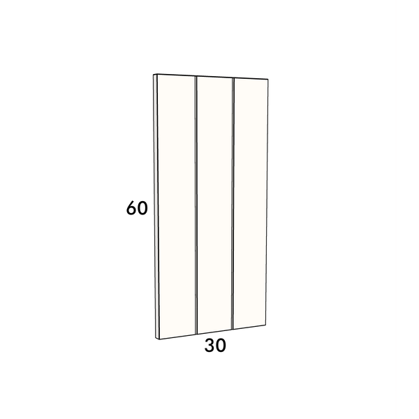 30cm wide, 60cm high cupboard door to fit an IKEA Metod kitchen cabinet