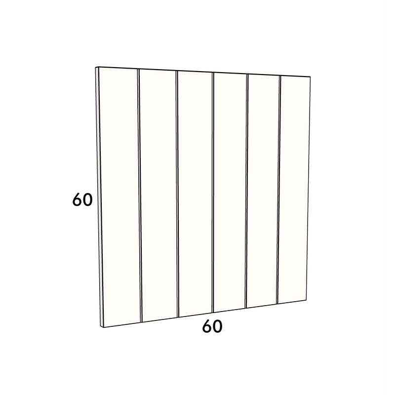 60cm wide, 60cm high cupboard door to fit an IKEA Metod kitchen cabinet