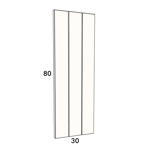 30cm wide, 80cm high cupboard door to fit an IKEA Metod kitchen cabinet