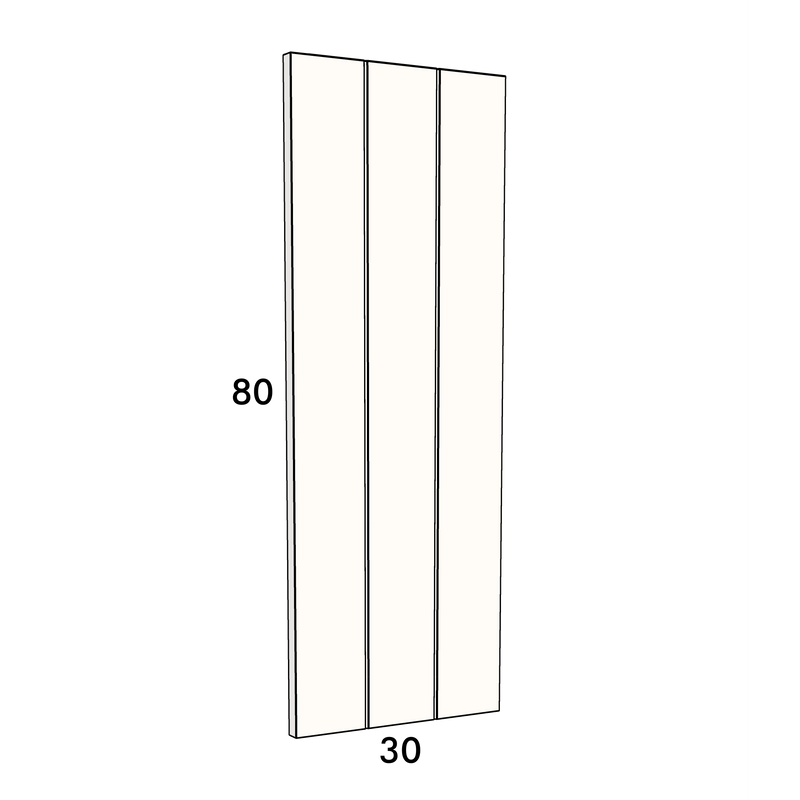 30cm wide, 80cm high cupboard door to fit an IKEA Metod kitchen cabinet