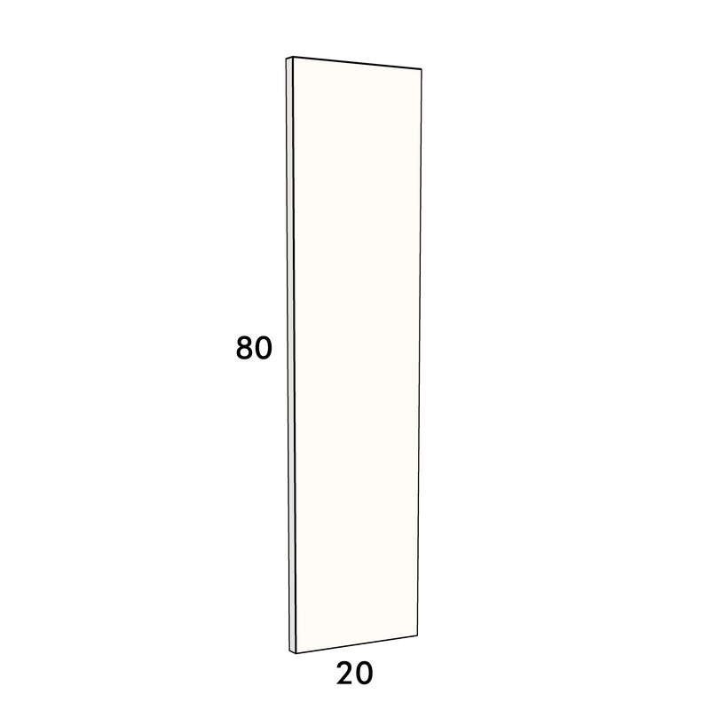 20cm wide, 80cm high cupboard door to fit an IKEA Metod kitchen cabinet