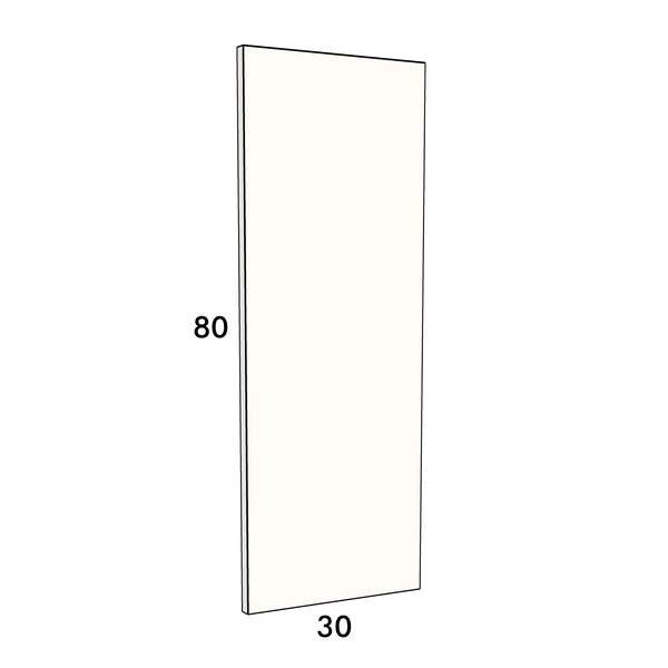 30cm wide, 80cm high cupboard door to fit an IKEA Metod kitchen cabinet