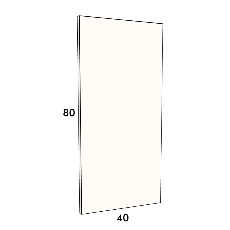 40cm wide, 80cm high cupboard door to fit an IKEA Metod kitchen cabinet