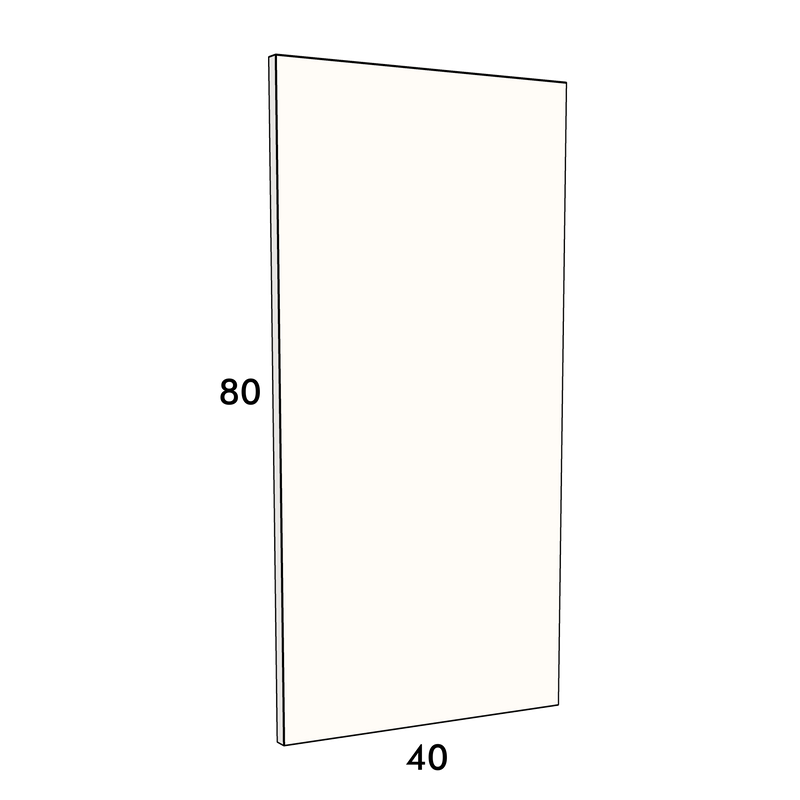 40cm wide, 80cm high cover panel to fit an IKEA Metod kitchen cabinet