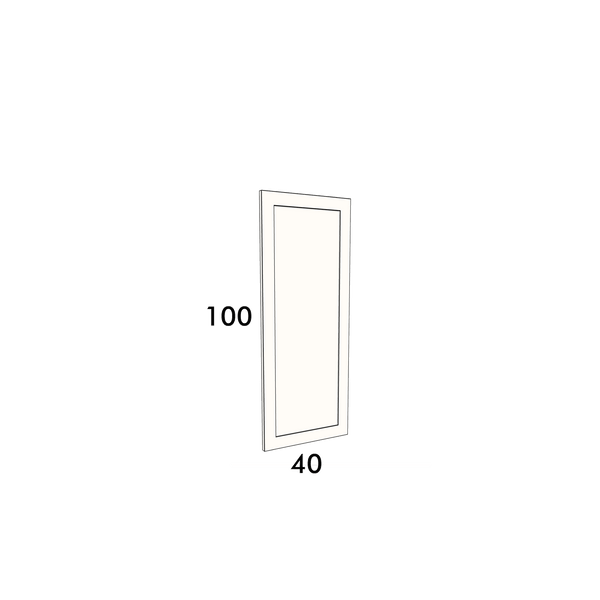 40cm wide, 100cm high cupboard door to fit an IKEA Metod kitchen cabinet