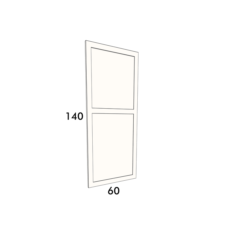 60cm wide, 140cm high cupboard door to fit an IKEA Metod kitchen cabinet