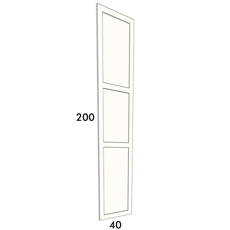 40cm wide, 200cm high cupboard door to fit an IKEA Metod kitchen cabinet