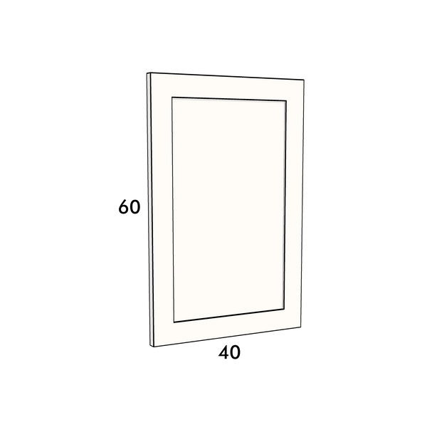 40cm wide, 60cm high cupboard door to fit an IKEA Metod kitchen cabinet