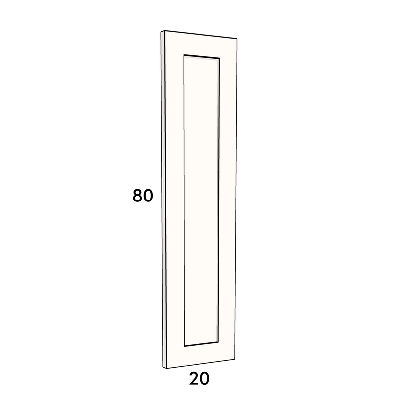 20cm wide, 80cm high cupboard door to fit an IKEA Metod kitchen cabinet