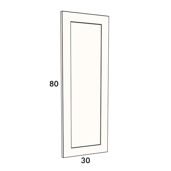 30cm wide, 80cm high cupboard door to fit an IKEA Metod kitchen cabinet