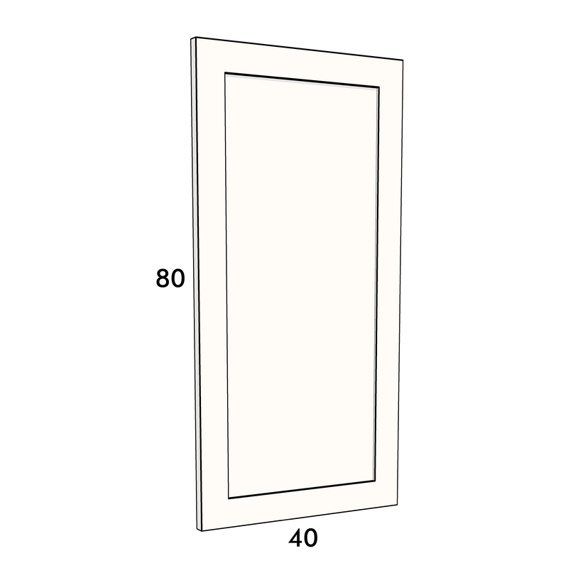 40cm wide, 80cm high cupboard door to fit an IKEA Metod kitchen cabinet