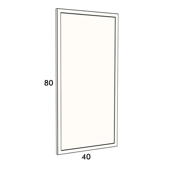 40cm wide, 80cm high cupboard door to fit an IKEA Metod kitchen cabinet