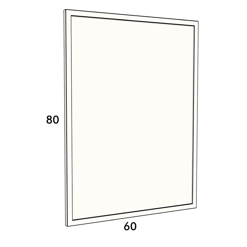 60cm wide, 80cm high cupboard door to fit an IKEA Metod kitchen cabinet